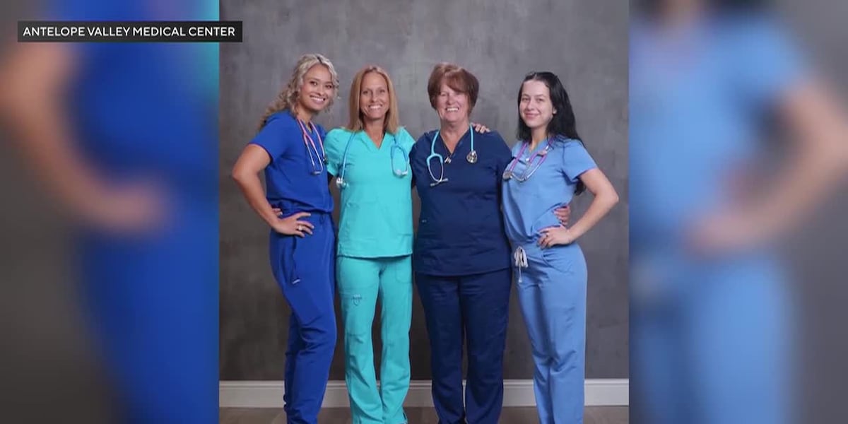 Three Generations of One Family Serve as Nurses at California Hospital