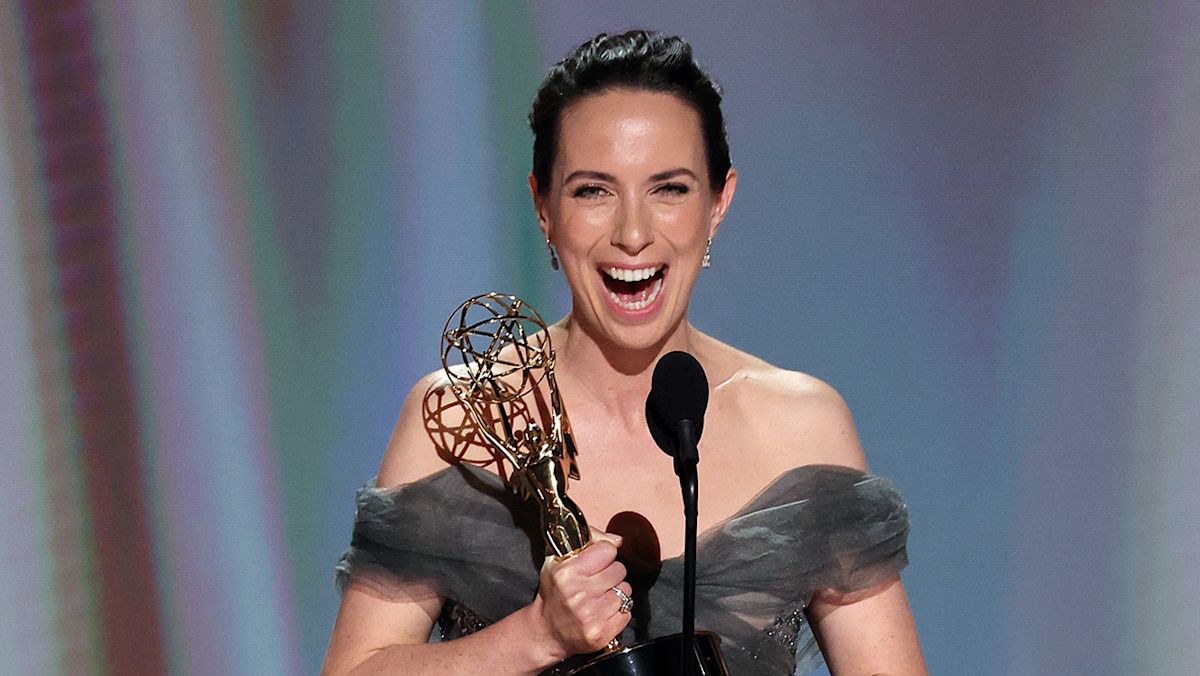 Kate O’Flynn wins her first Emmy award for horror-comedy series Widow’s Bay.