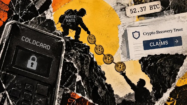 White-hat operators move 52 Bitcoin from Coldcard exploit to Wyoming recovery trust.