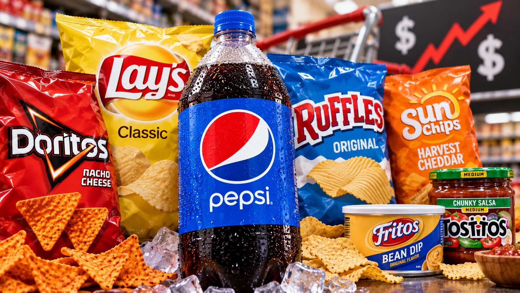 PepsiCo plans to raise prices on select chips and sodas following weak demand.