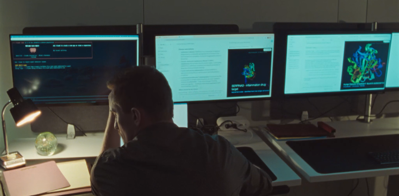 Anthropic AI system identifies a previously unknown CRISPR-like DNA enzyme system in laboratory experiments.