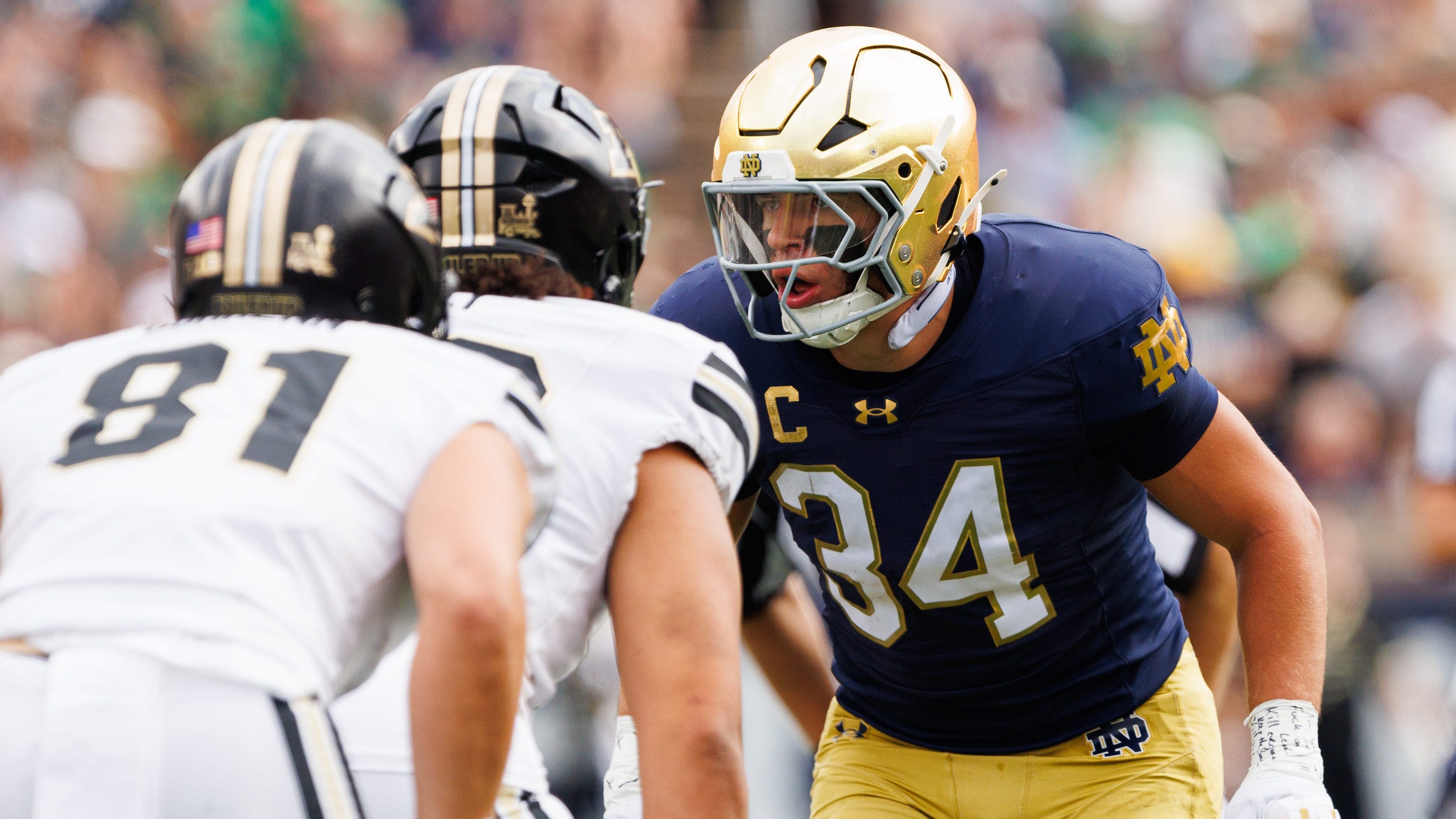 No. 3 Notre Dame visits Purdue for the 90th edition of the historic Shillelagh Trophy rivalry.