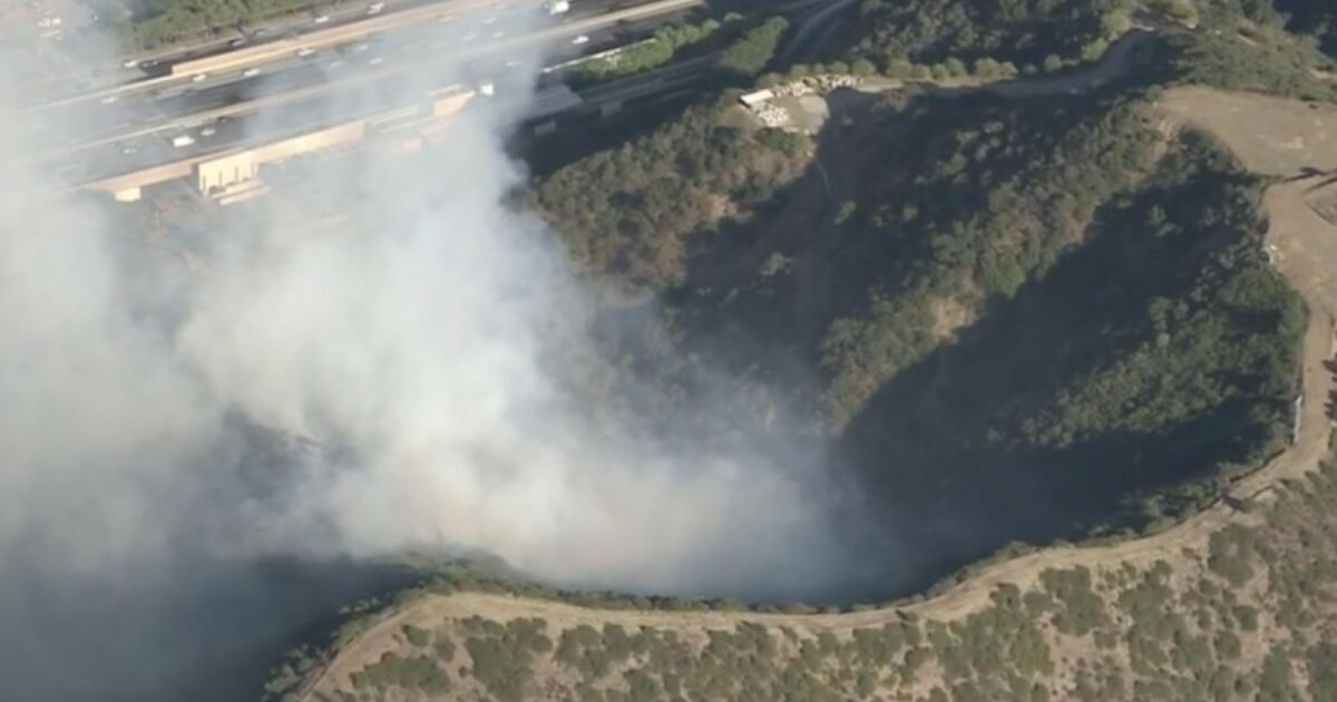 Getty Fire Burns Hillside Near 405 Freeway and Triggers Evacuations in Los Angeles