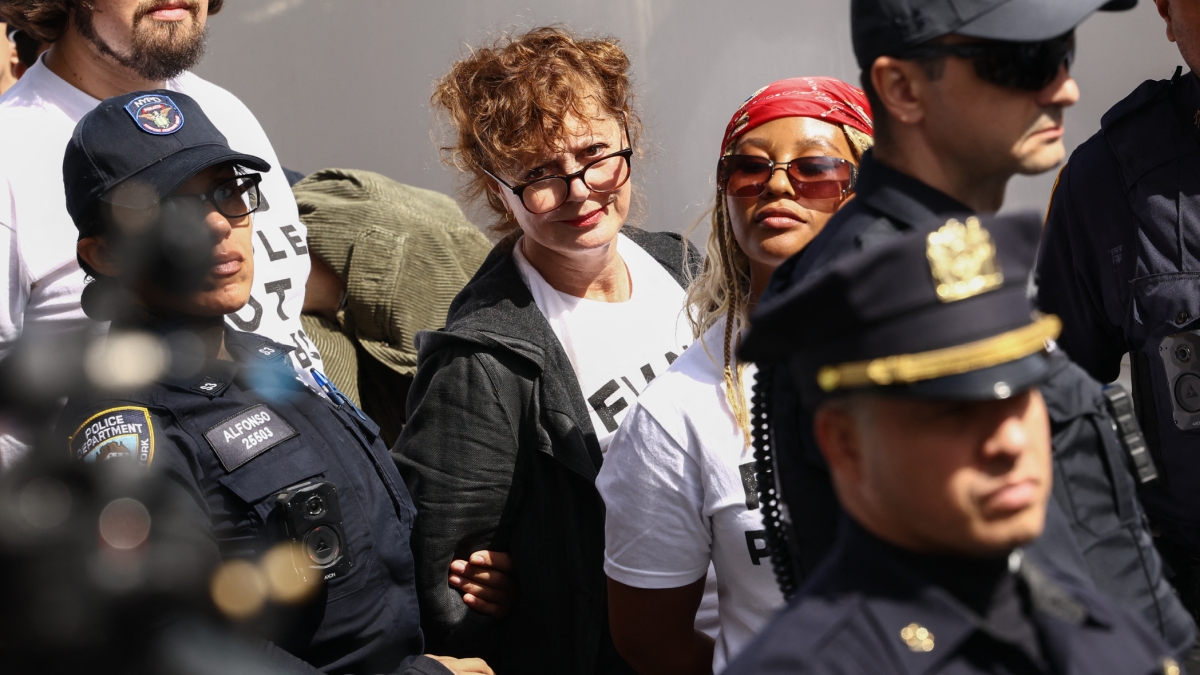 Celebrities and Activists Detained During Protests Outside Netanyahu's UN Address