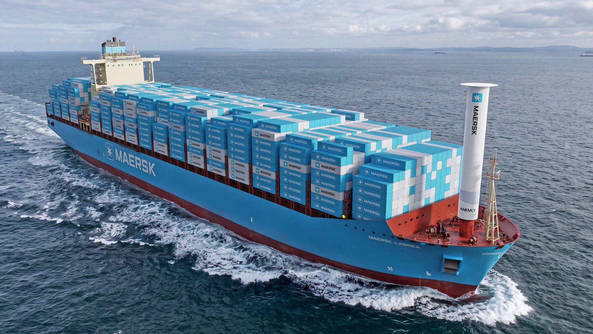 Maersk to Pilot Rotor Sails Across Atlantic