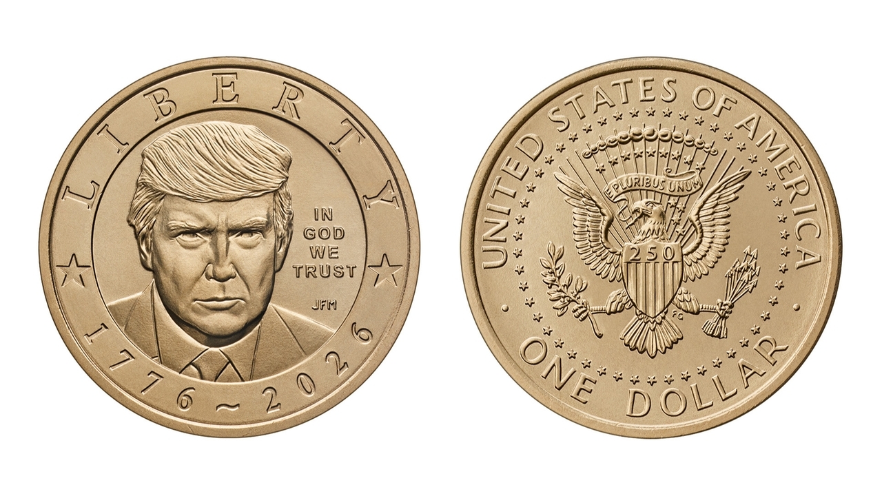 New Gold-Finish One-Dollar Coin Featuring President Donald Trump Set to Go On Sale