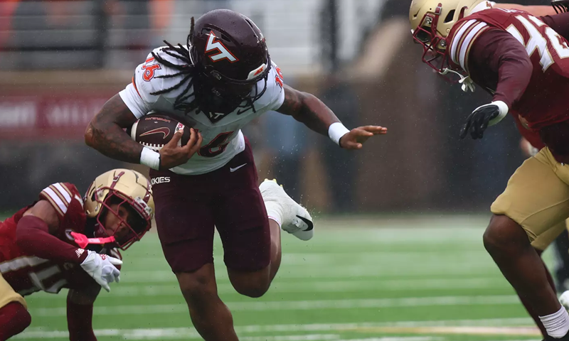 Virginia Tech rallies past Boston College in the fourth quarter to improve to 4-0.