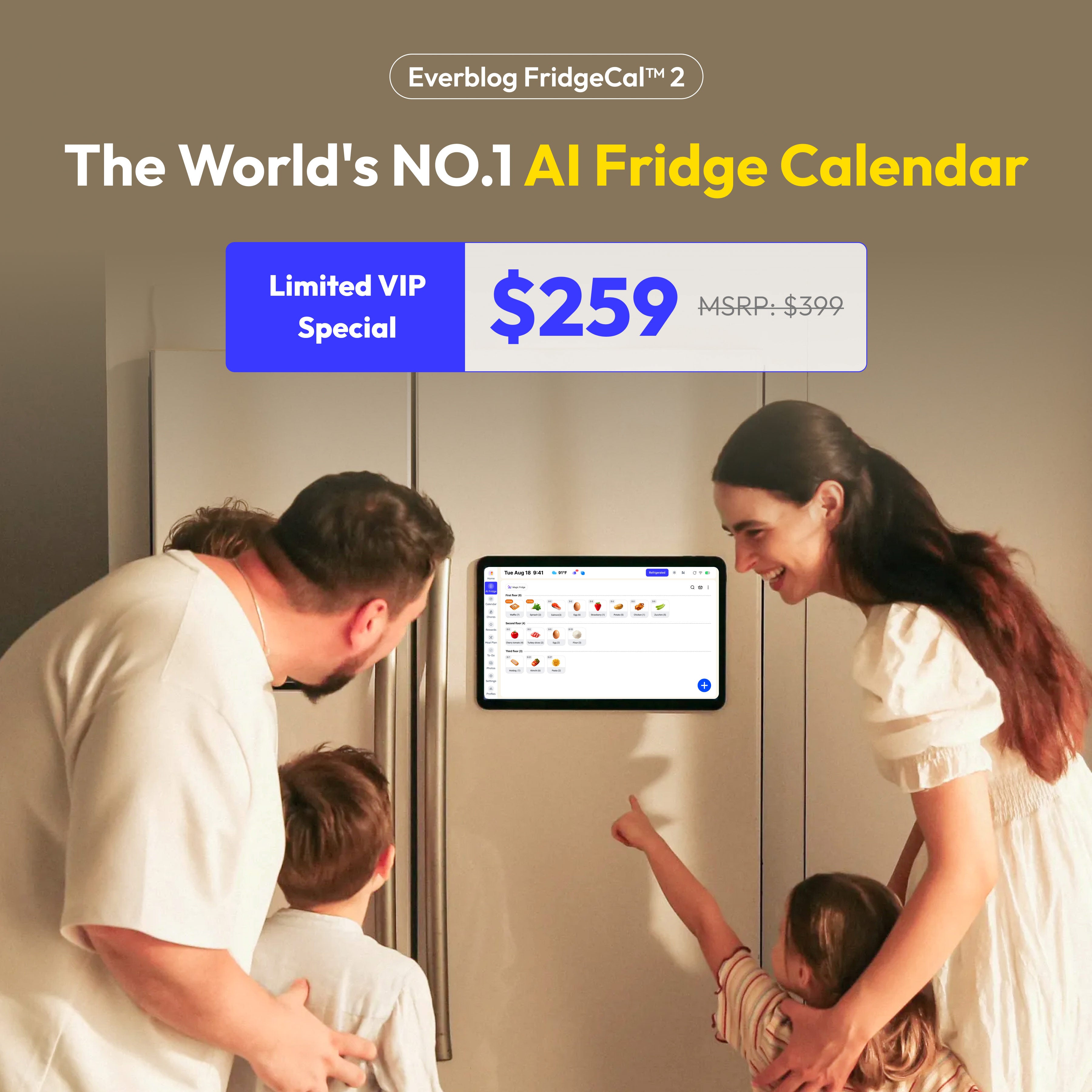Everblog Unveils New AI-Powered FridgeCal 2 Smart Calendar at IFA Berlin
