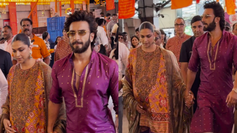 Deepika Ranveer Visit Siddhivinayak Ahead of Second Baby