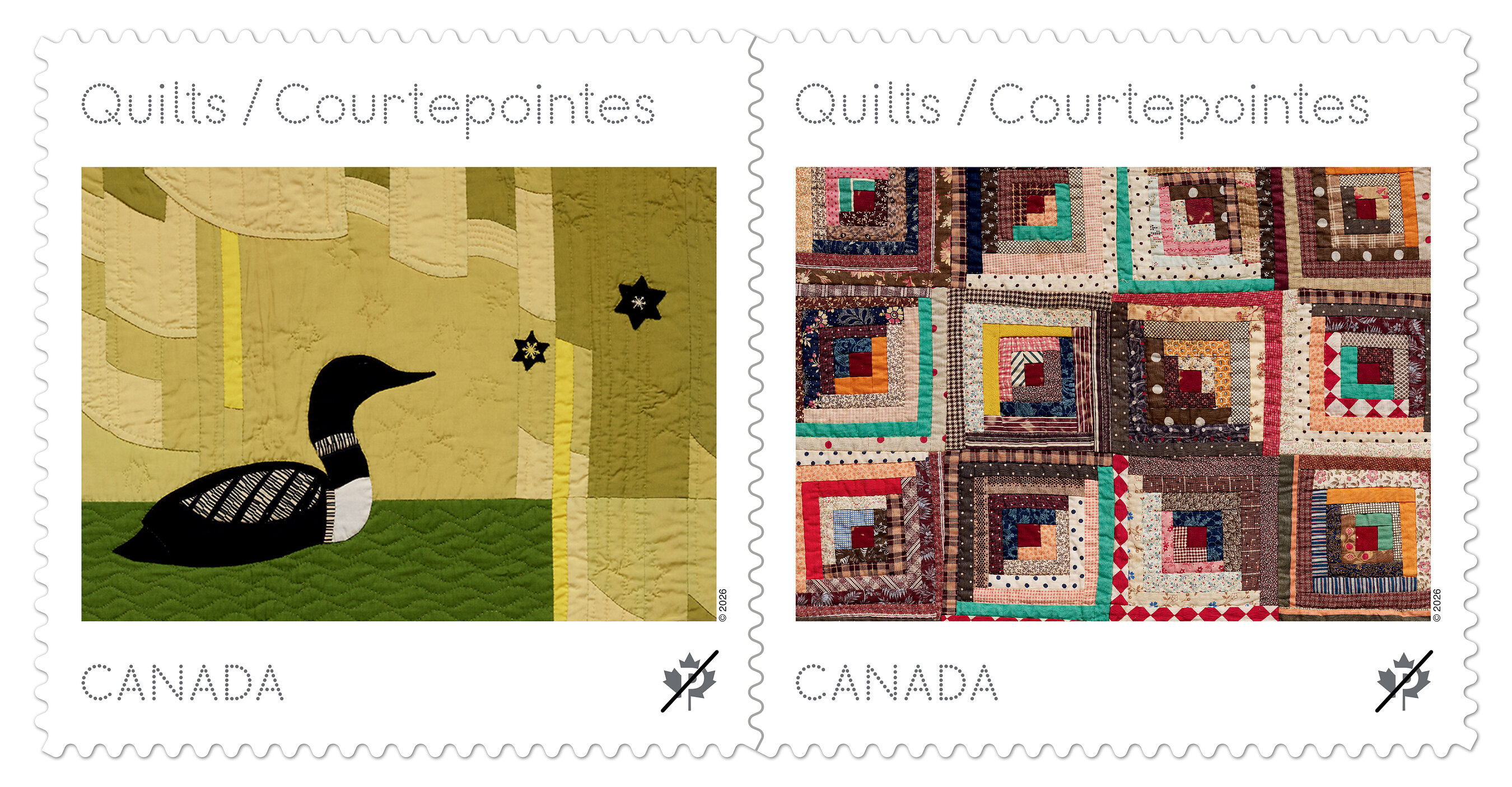 New Canada Post stamps celebrate historic quilts preserving personal and collective histories