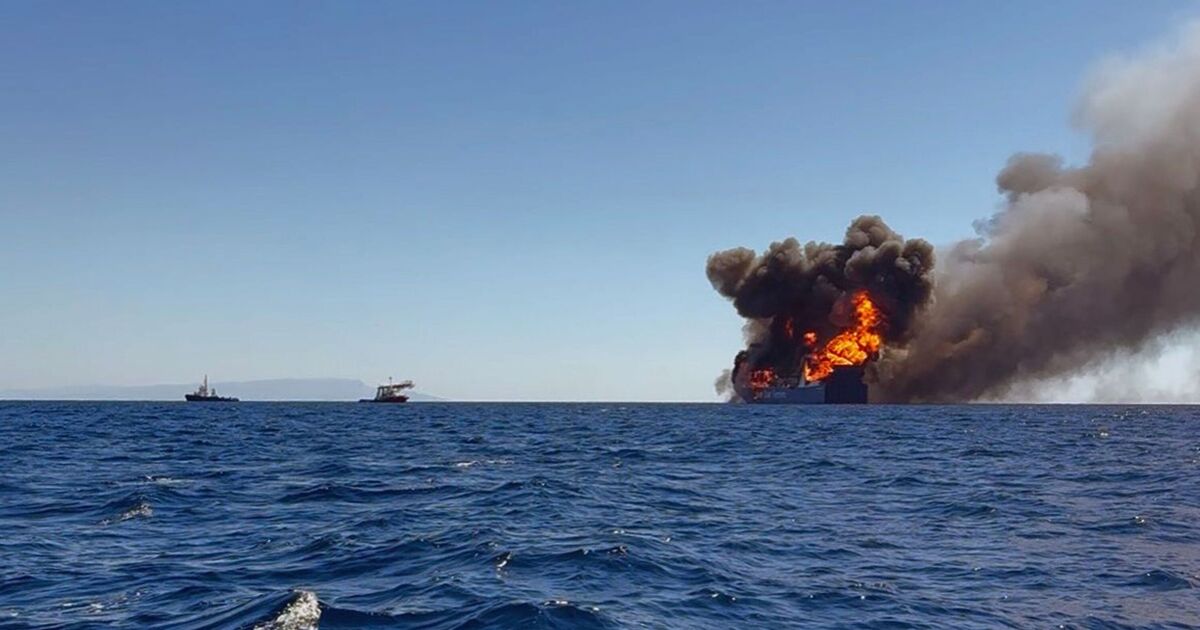 Cargo Ship Fire North of Mykonos Prompts Safe Evacuation of 29 People