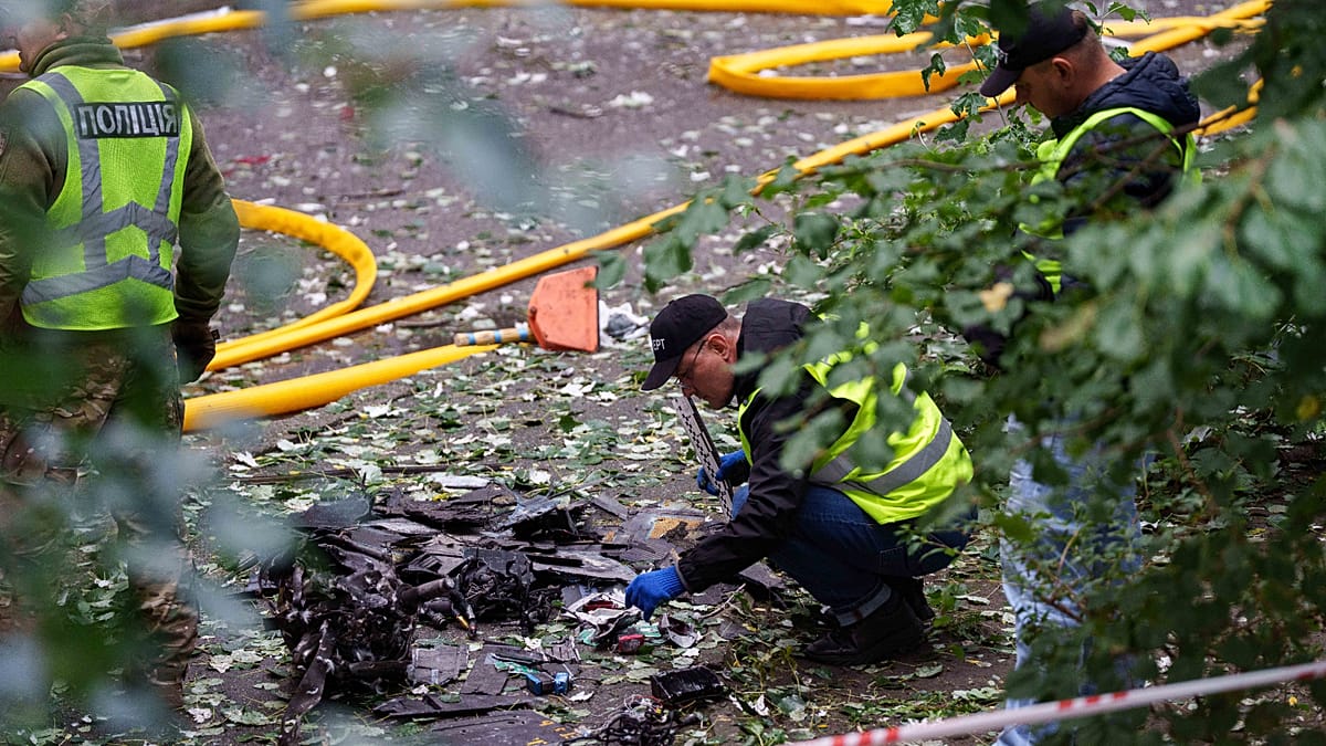 Russian Drone Strikes Injure Two People and Damage Humanitarian Aid Vehicle in Zolochiv