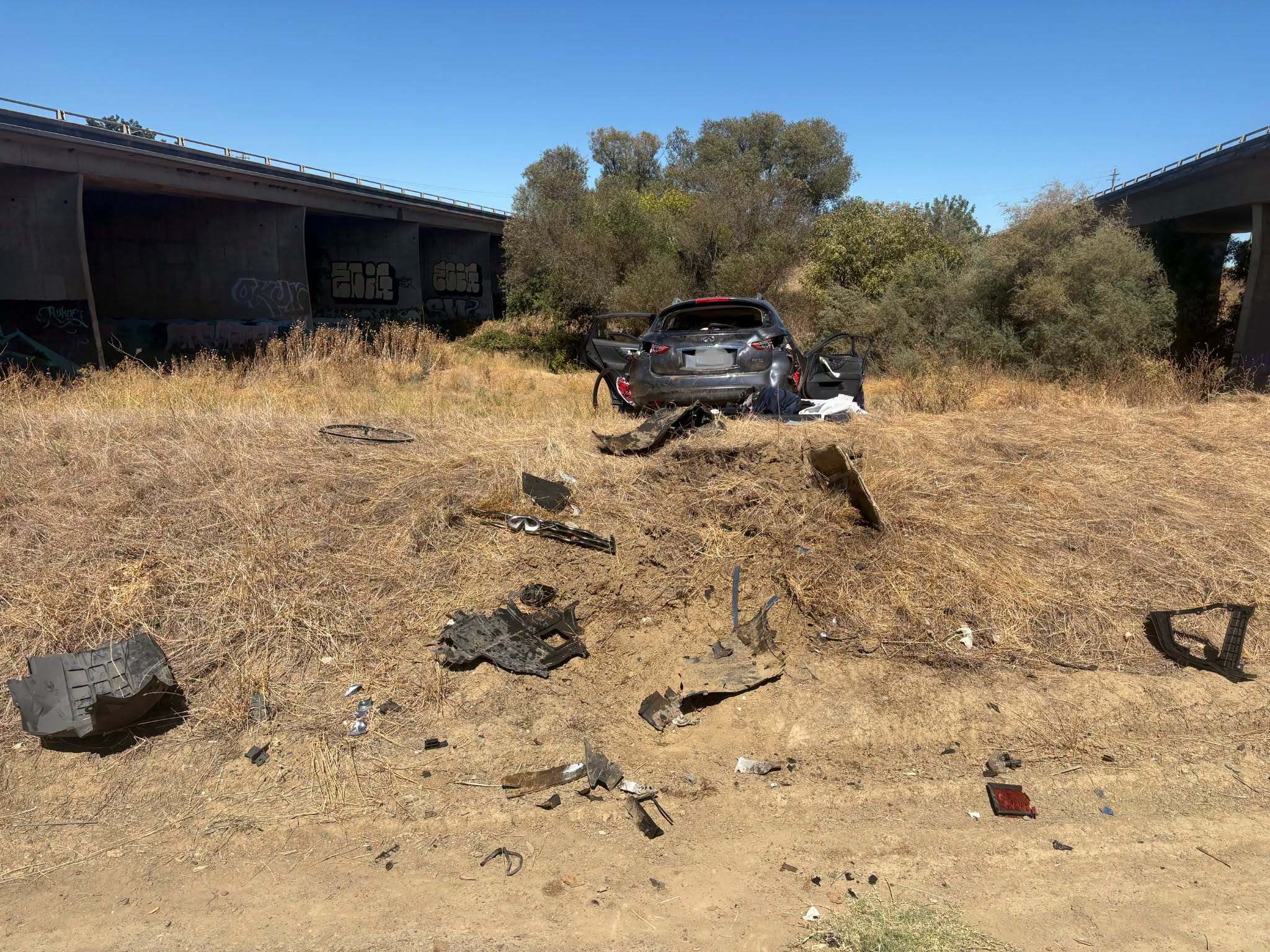 Two People Killed After Vehicle Crashes Into Embankment on Interstate 80