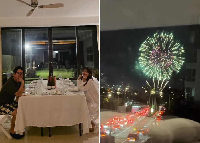 Comedian Kim Ji-min Shares Stunning Han River Fireworks View From Newlywed Home