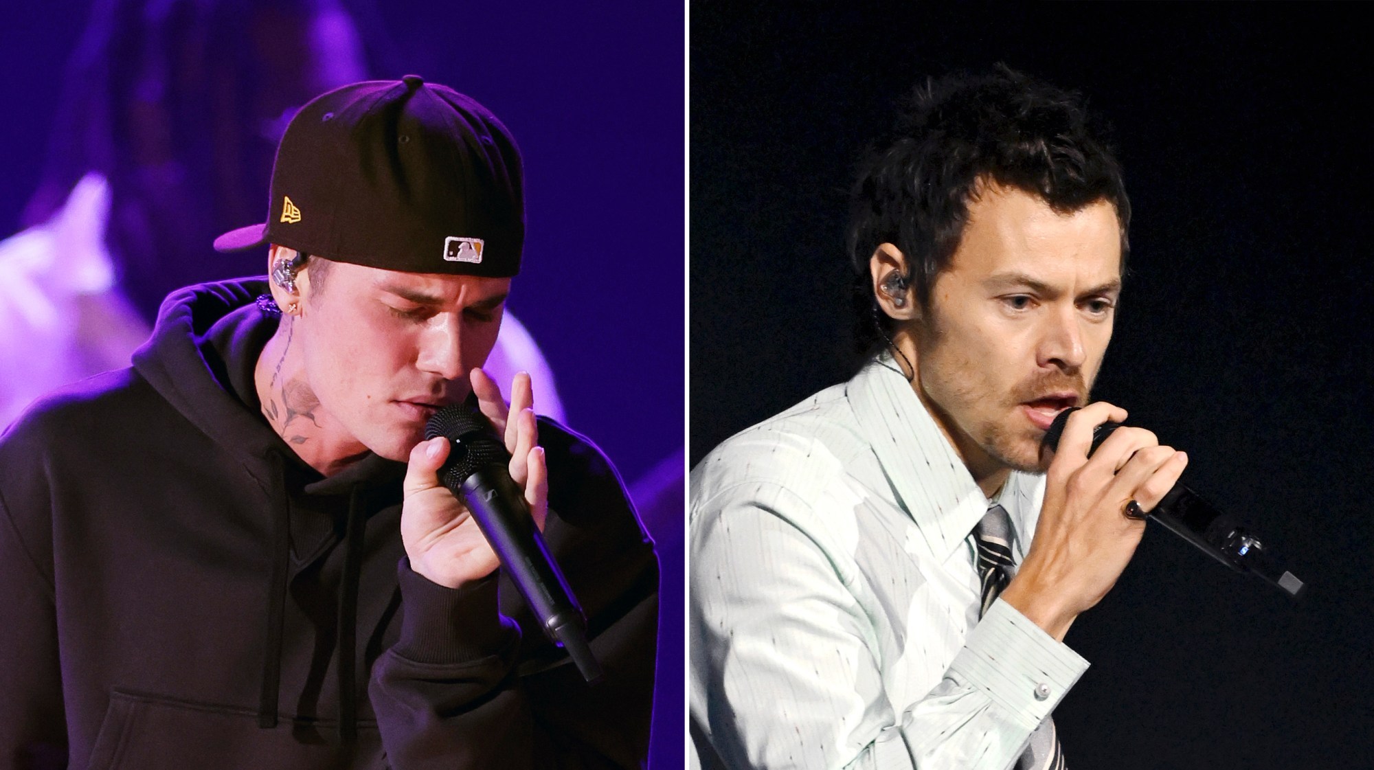 Bieber, Styles Reportedly Top Super Bowl LXI Shortlist