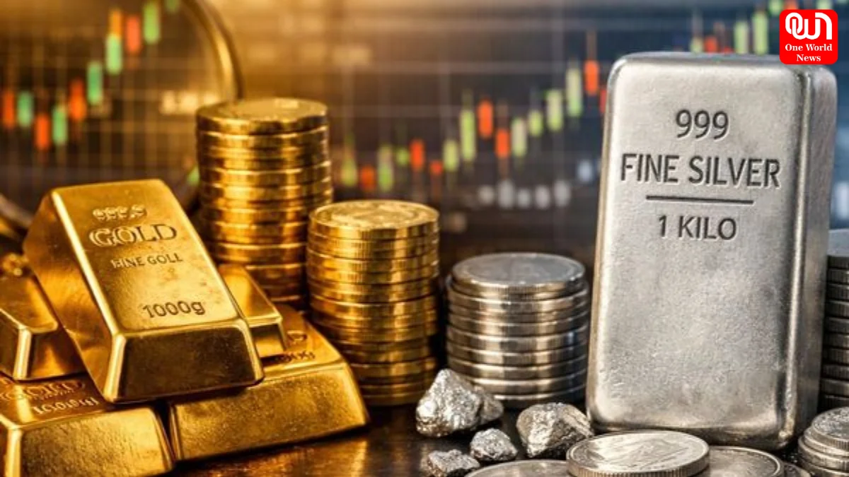 Indian Gold and Silver Futures Drop Nearly Two Percent Amid Market Pressures