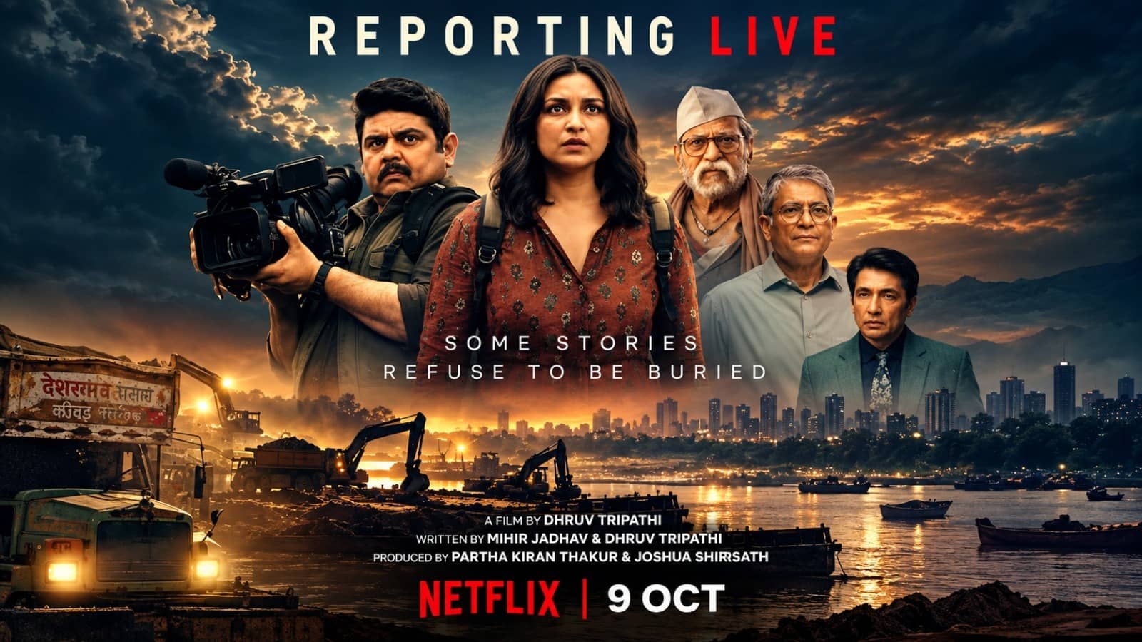 Parineeti Chopra stars as an ambitious reporter in Netflix investigative thriller Reporting Live