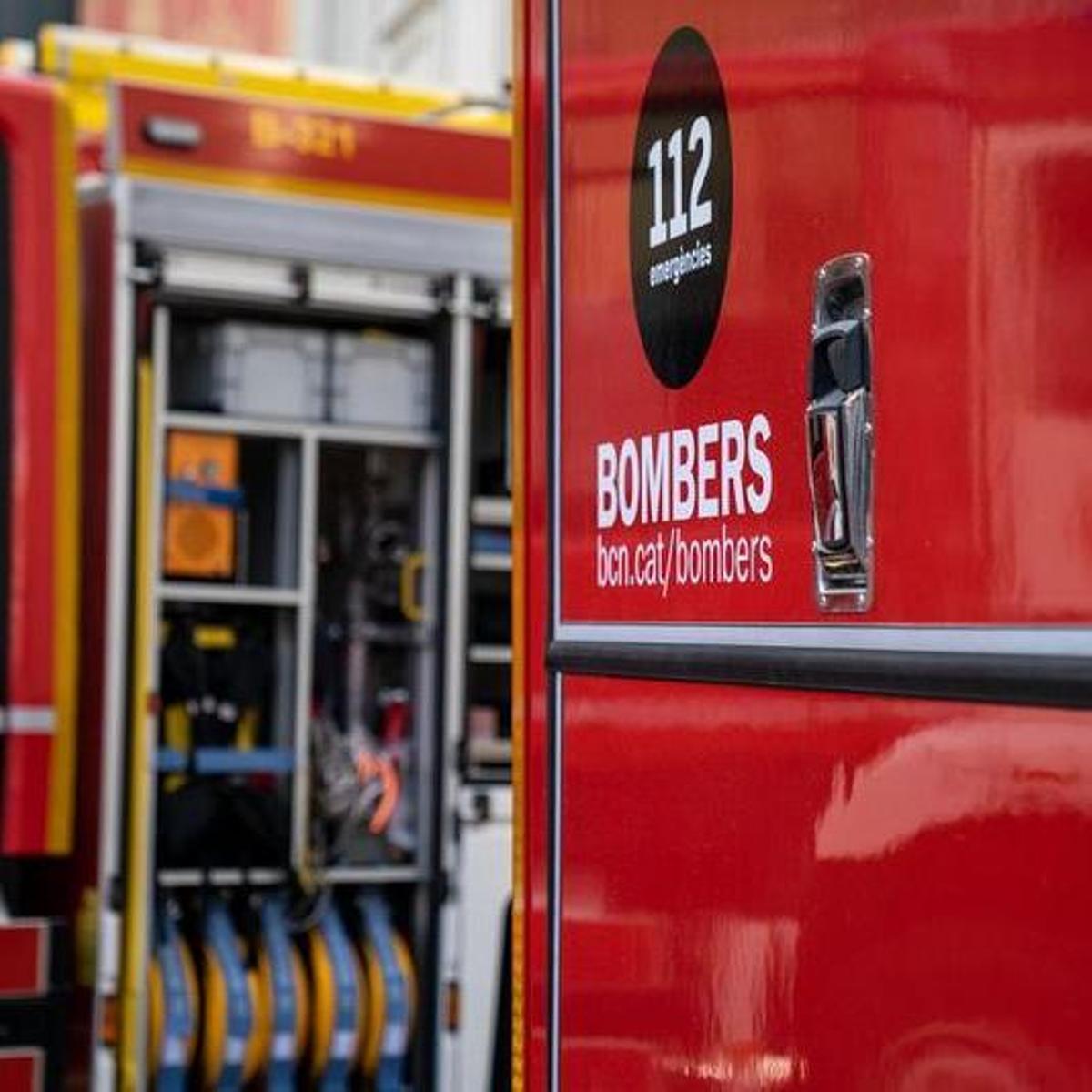 Setenta y una personas atendidas por humo en incendio de residencia en Barcelona