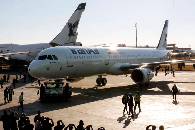 Countries suspend flights by Iranian airlines following expanded United States aviation sanctions.