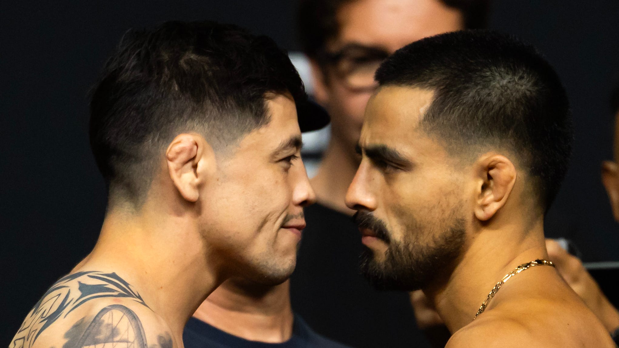 Brandon Moreno and Joseph Morales prepare for crucial flyweight bout at Noche UFC.
