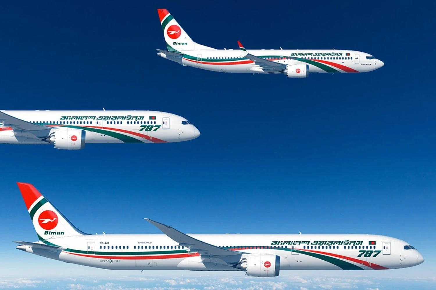 Biman Bangladesh Airlines plans 25-plane fleet upgrade amid intense Boeing-Airbus competition.