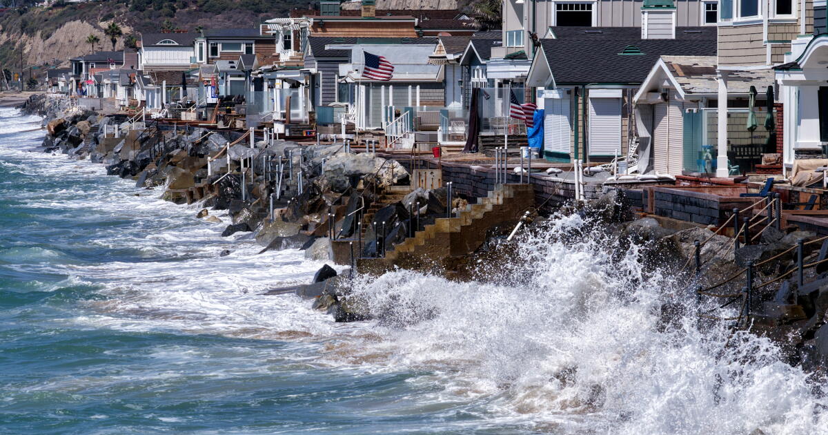 Severe Erosion Threatens Southern California Homes and Vital Rail Lines
