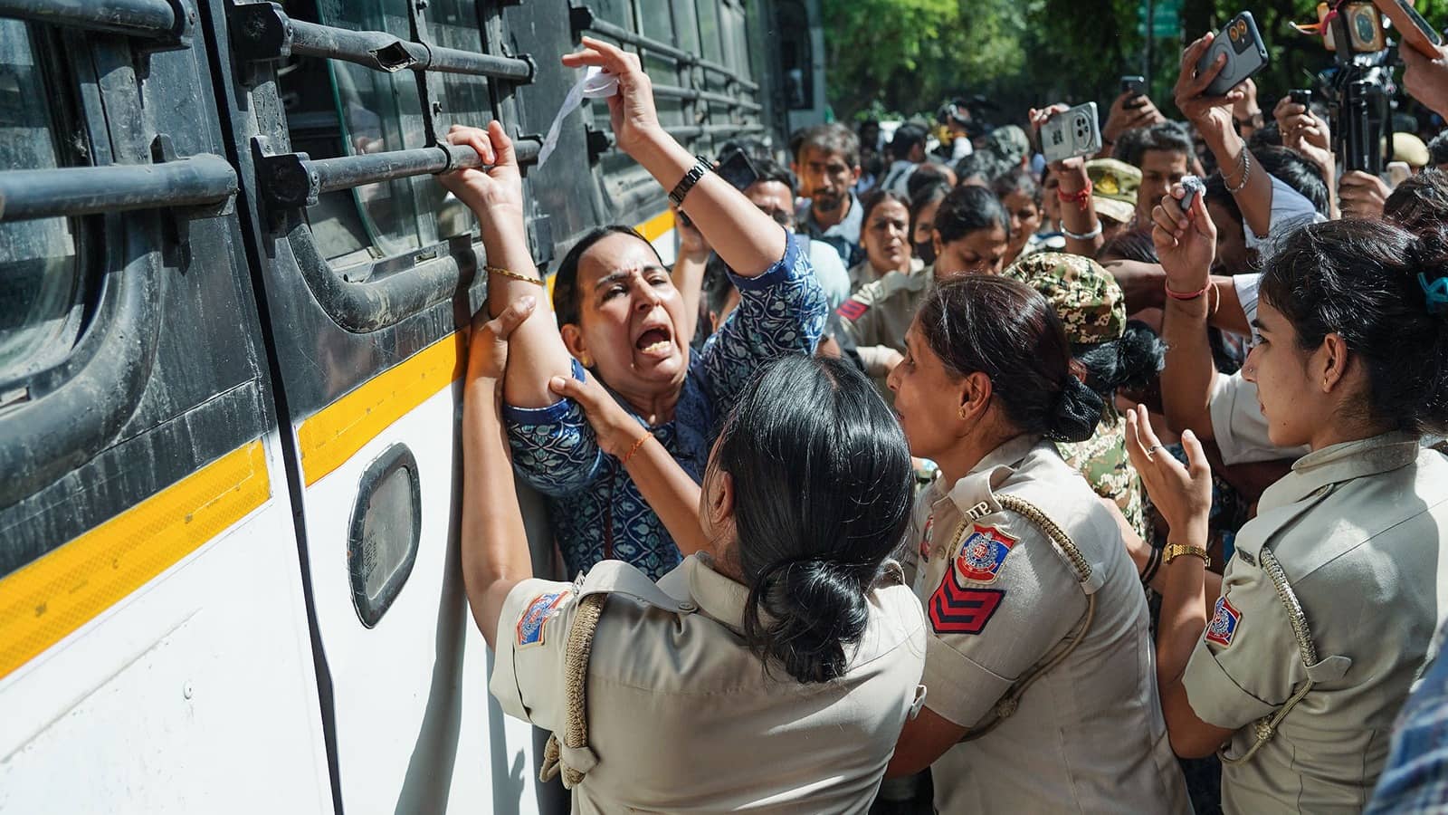 Delhi Crime Branch investigates sexual harassment allegations made by three journalists against police.