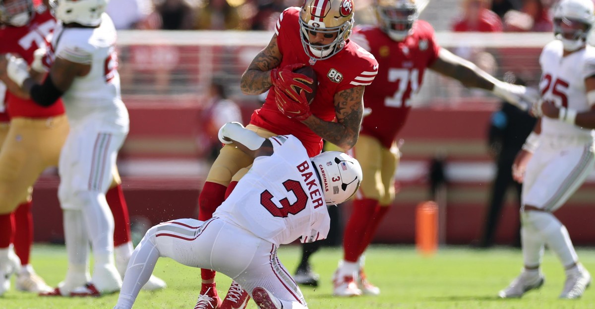 San Francisco 49ers receiver Mike Evans will play through a rib injury against Denver.