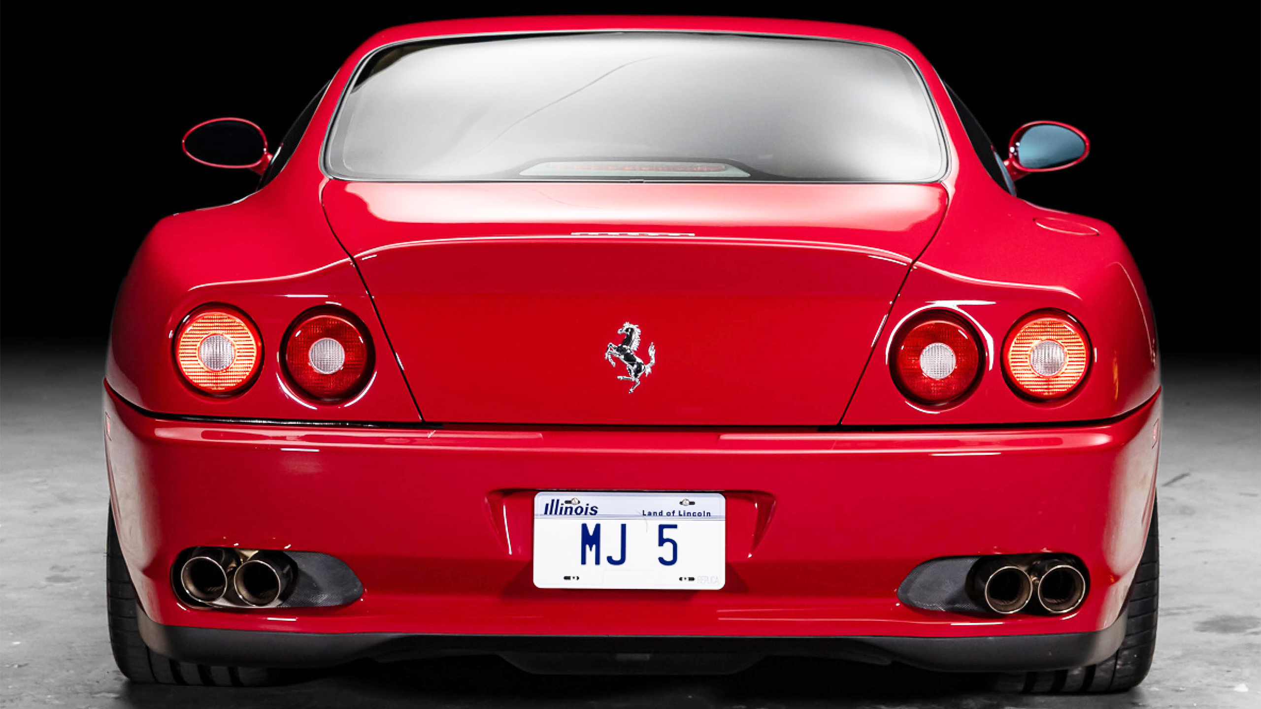 Michael Jordan's custom 1997 Ferrari sells for a record-breaking $2.7 million at auction.