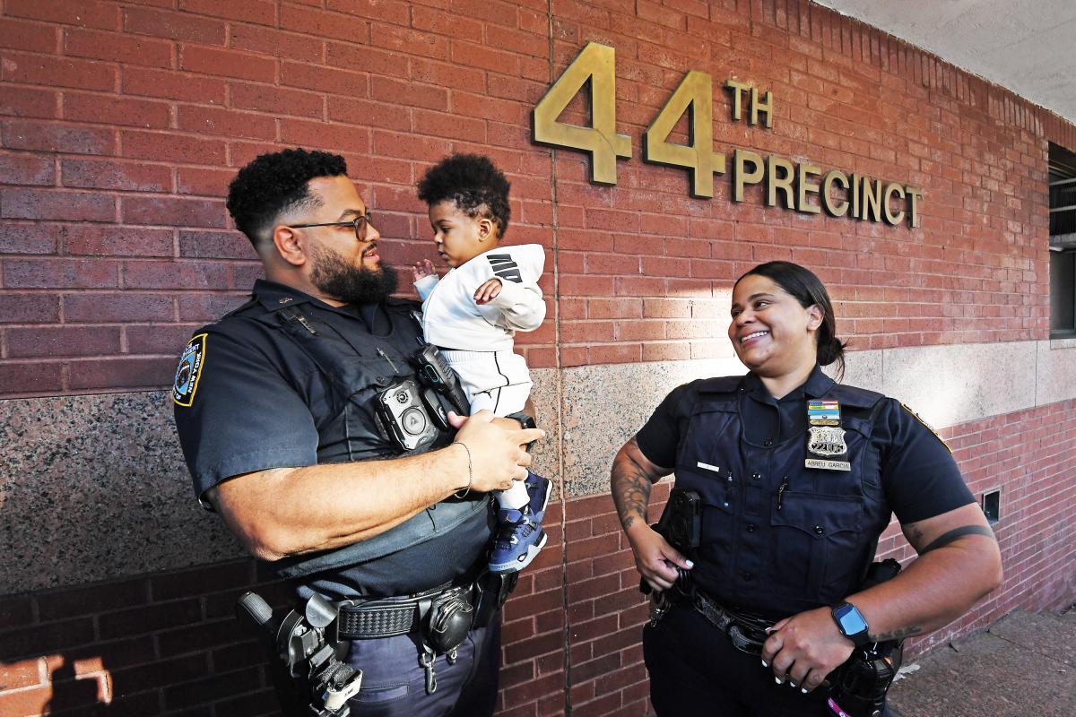 Bronx Mother and Baby Reunite with NYPD Officers Who Saved Choking Infant