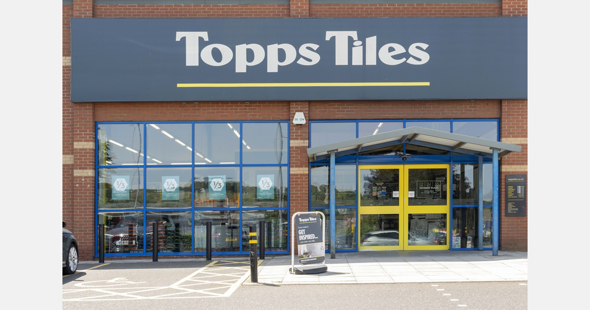 Topps Tiles expects six point six million profit despite a slight revenue dip.