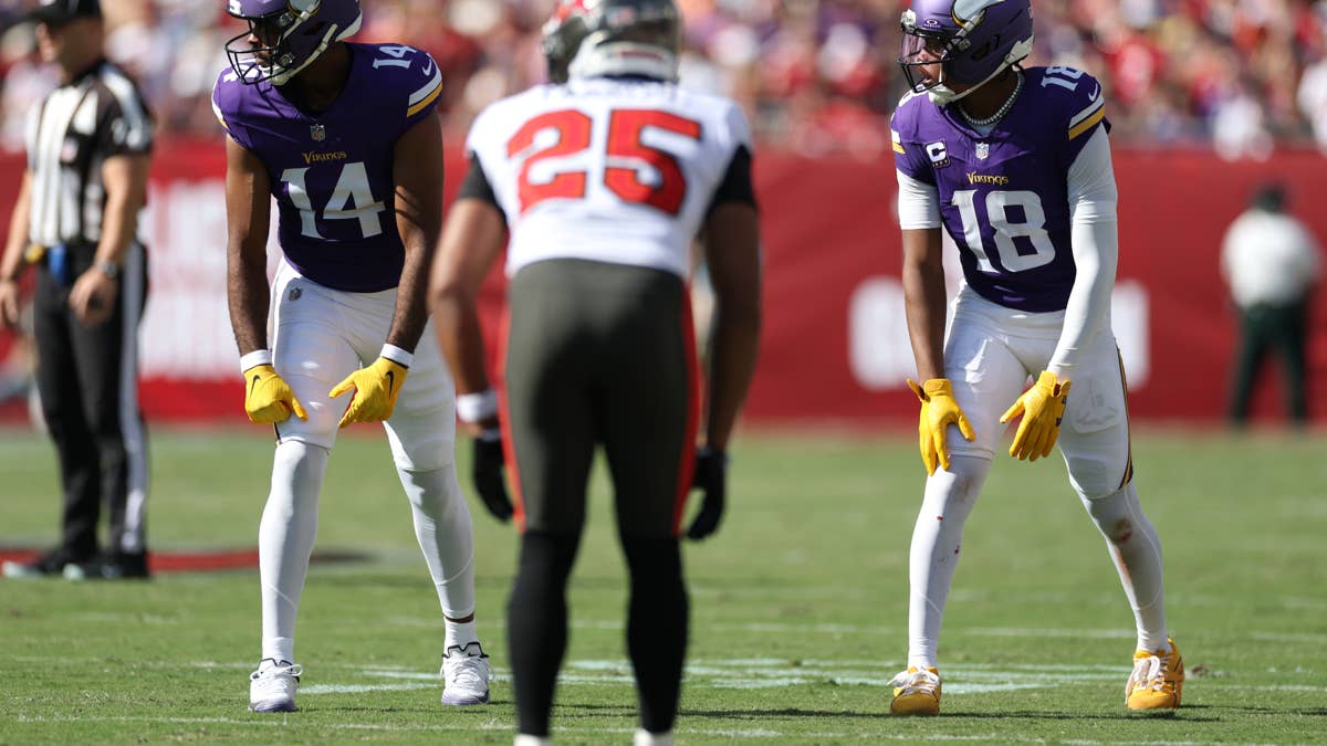 Vikings Rule Out Star Wide Receiver Justin Jefferson for Sunday Against Miami