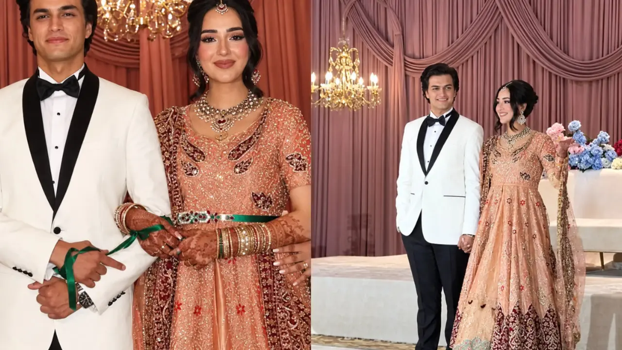 Television actor Mohsin Khan marries Tamanna in an intimate wedding ceremony.