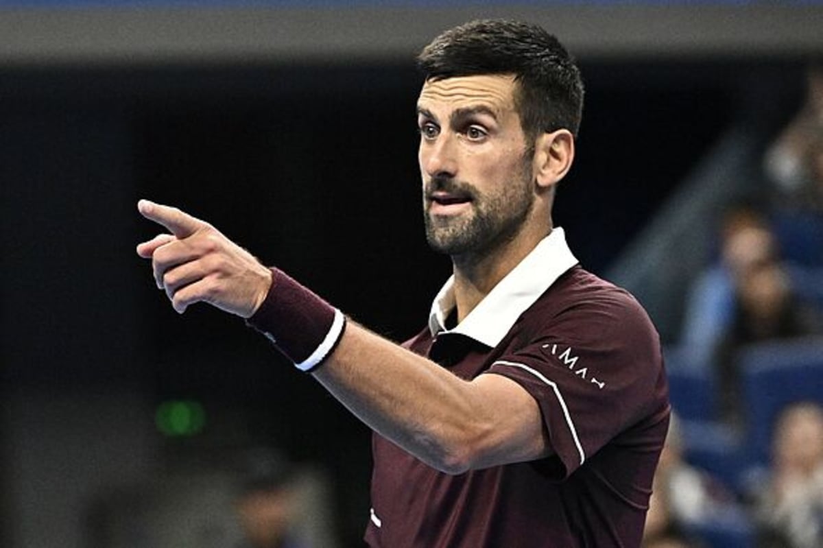 Novak Djokovic Protests Controversial LED Board Ruling During China Open Match