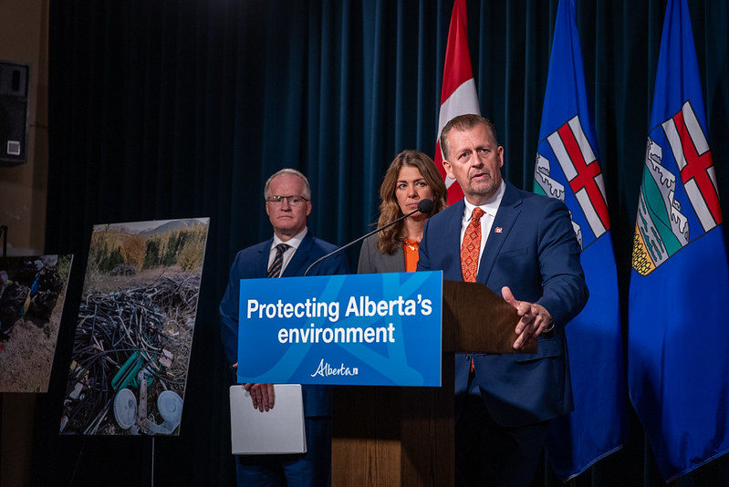 Alberta plans million-dollar fines for corporate dumping alongside stricter waste facility rules.