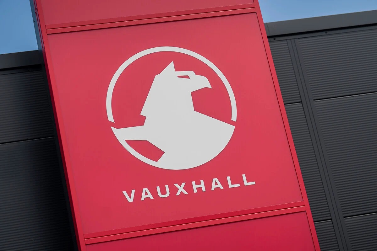 Vauxhall unveils a sharper, minimalist Griffin logo redesign for upcoming electric vehicles.