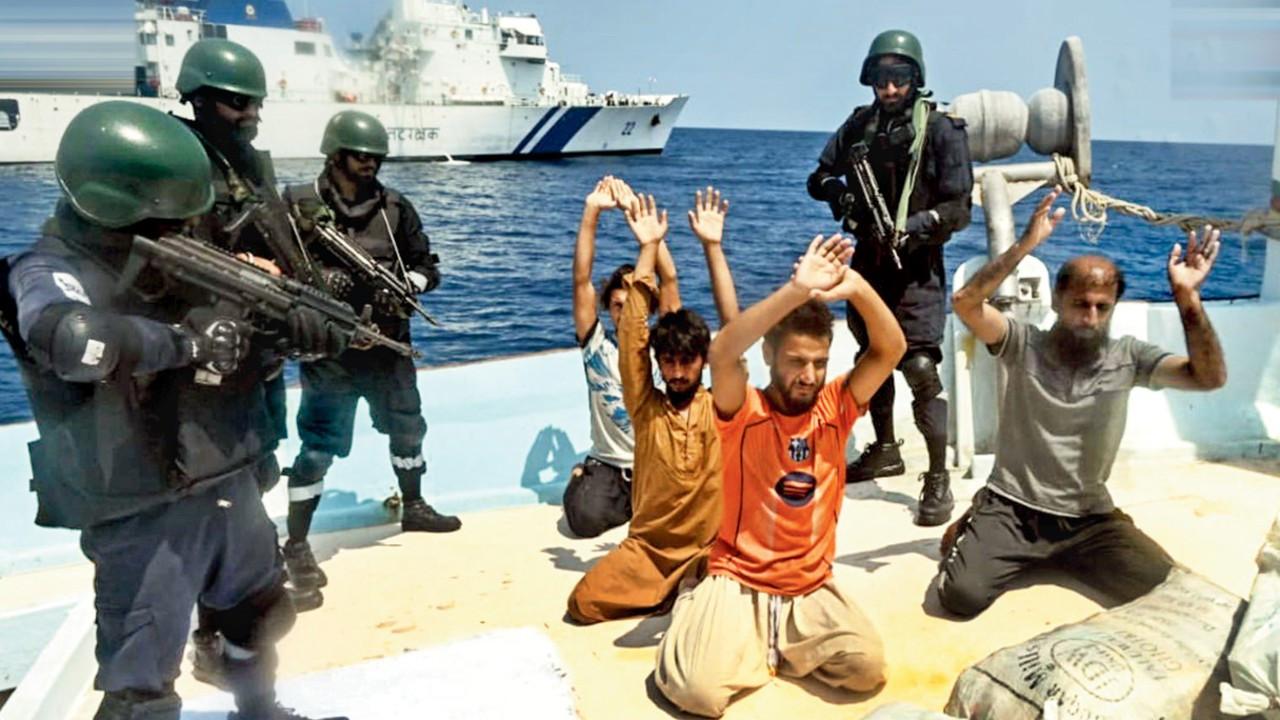 Pakistani authorities seize significant quantities of methamphetamine and heroin along the Iranian border.