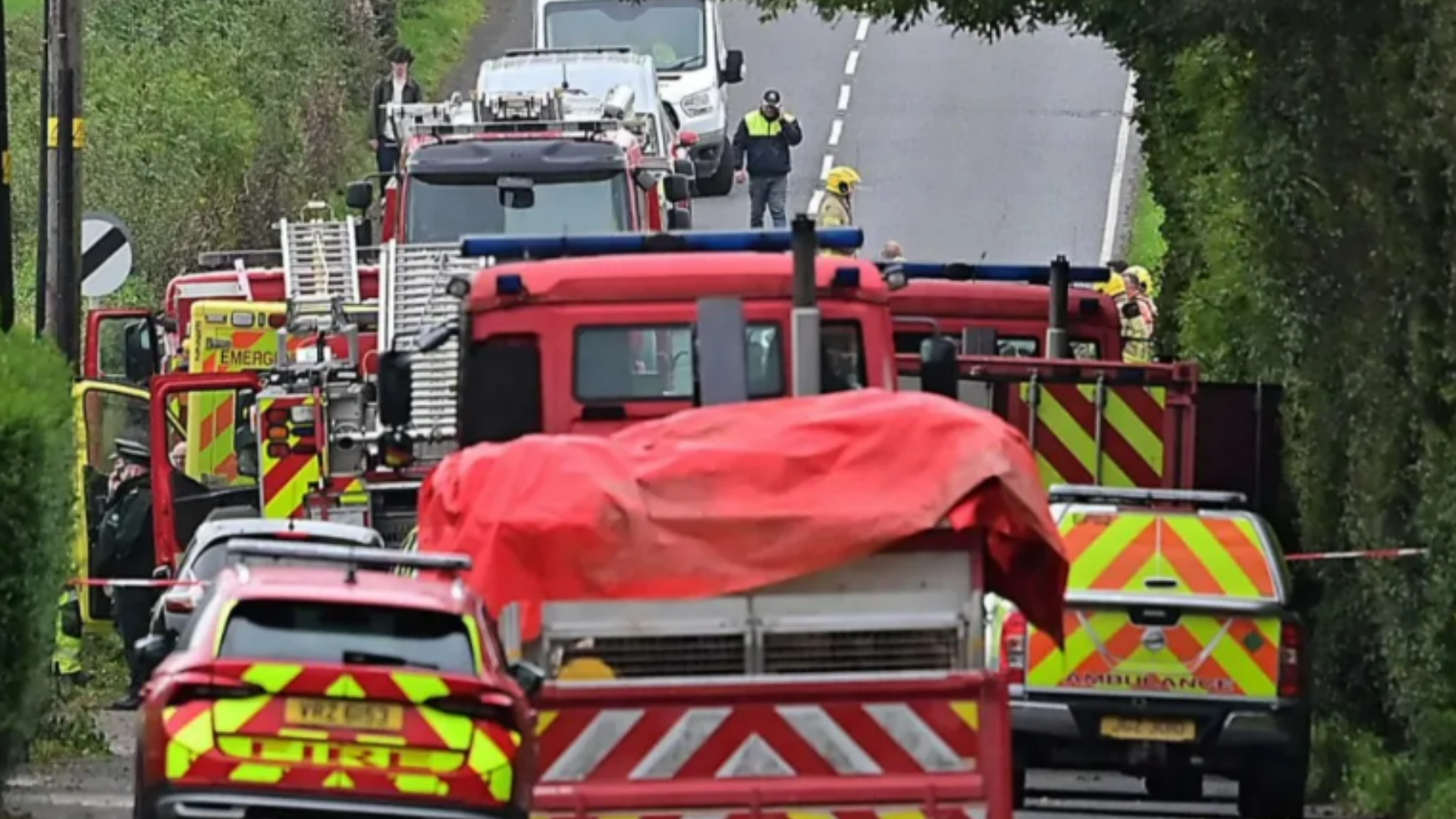Two workers die following a tragic trench collapse incident in Crossnacreevy