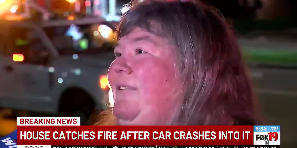 Van crash sparks massive house fire on Roosevelt Boulevard, leaving home total loss