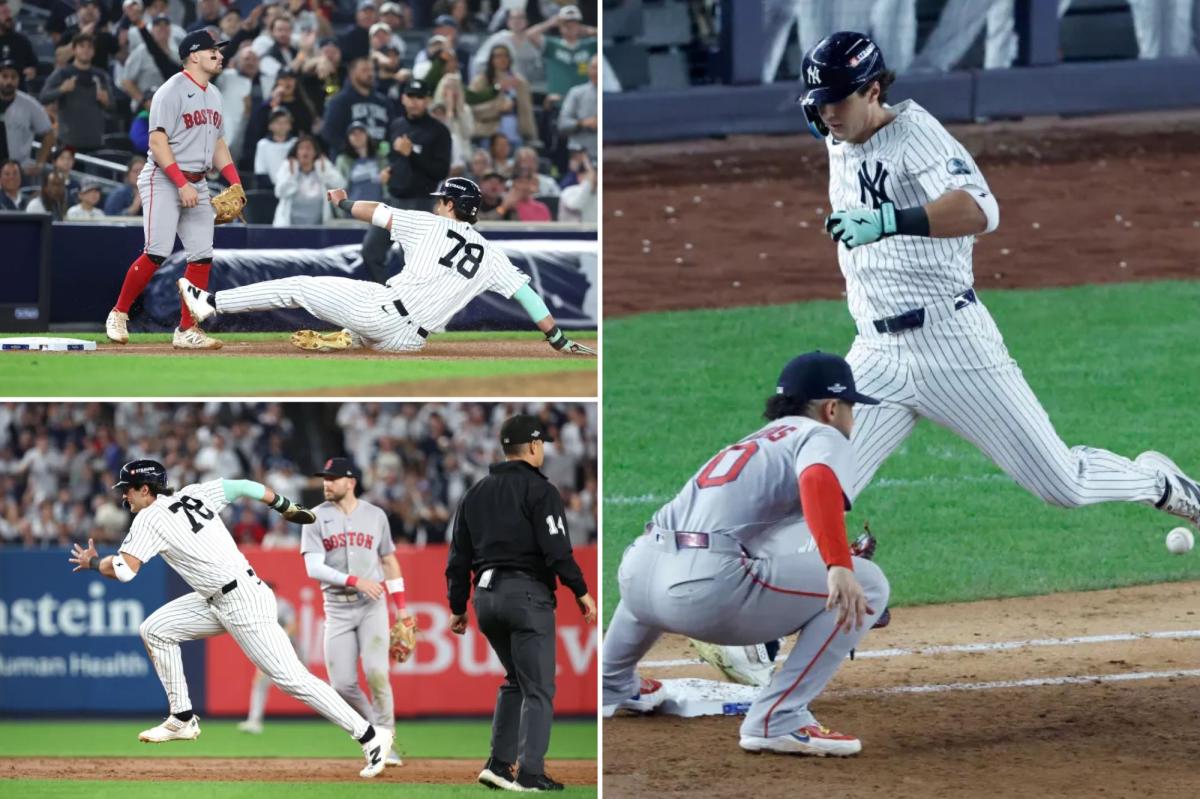 Spencer Jones' Speed Sparks Yankees' Six-Run Inning Against Red Sox
