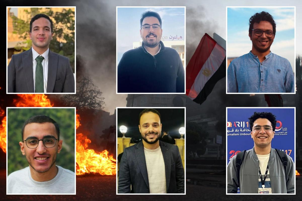 Egyptian authorities arrest the entire editorial team of independent media site Matsadaash over funding allegations.