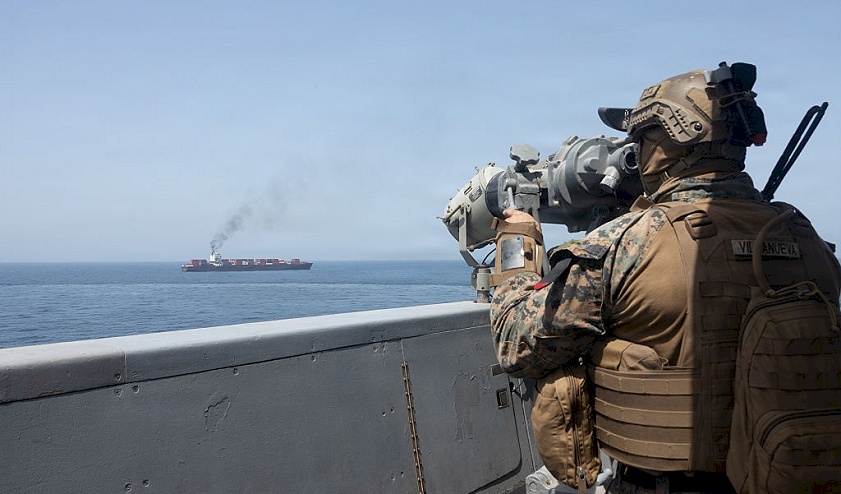 Tanker Struck by Unidentified Projectile in Strait of Hormuz, Causing Fire
