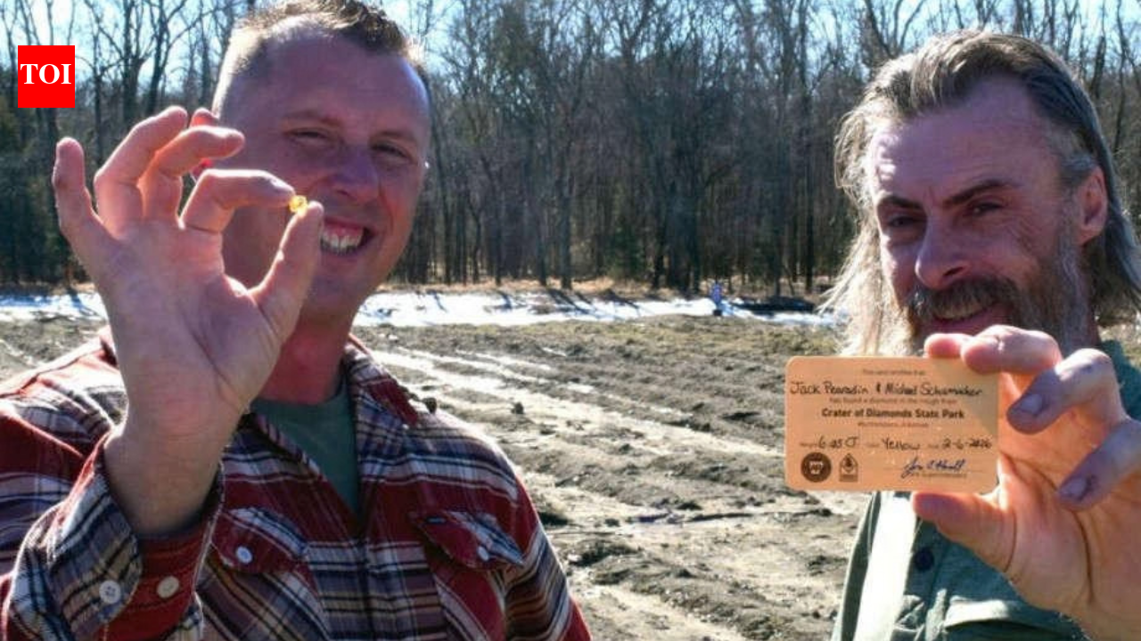 Navy Reservist Discovers Arkansas Park's Largest Yellow Diamond of the Year
