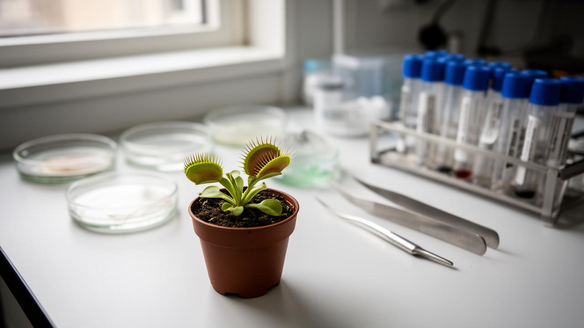 KAIST researchers develop a Venus flytrap-inspired soft material that senses and grasps objects.