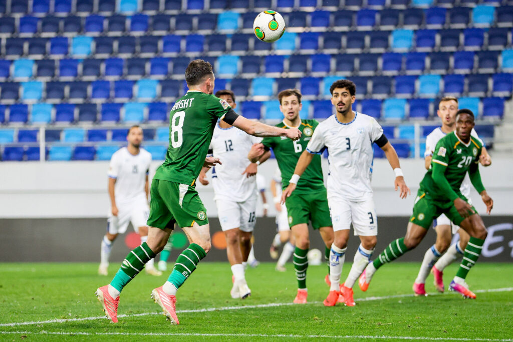 Republic of Ireland held to a draw by Israel after Troy Parrott goal