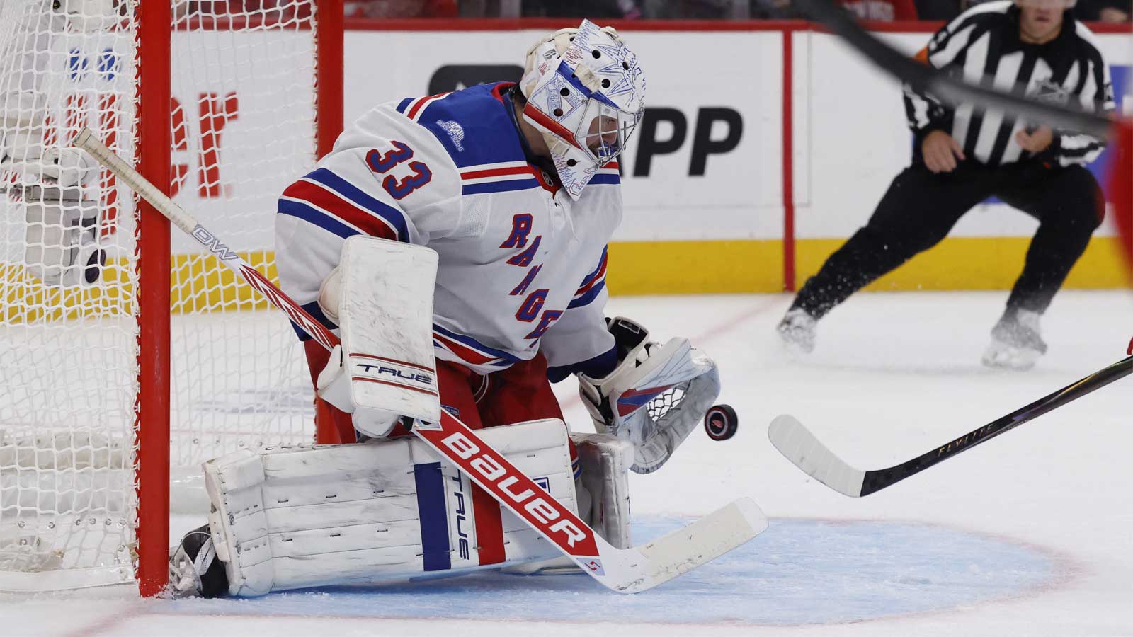 Dylan Garand Posts First NHL Shutout As Rangers Defeat Red Wings