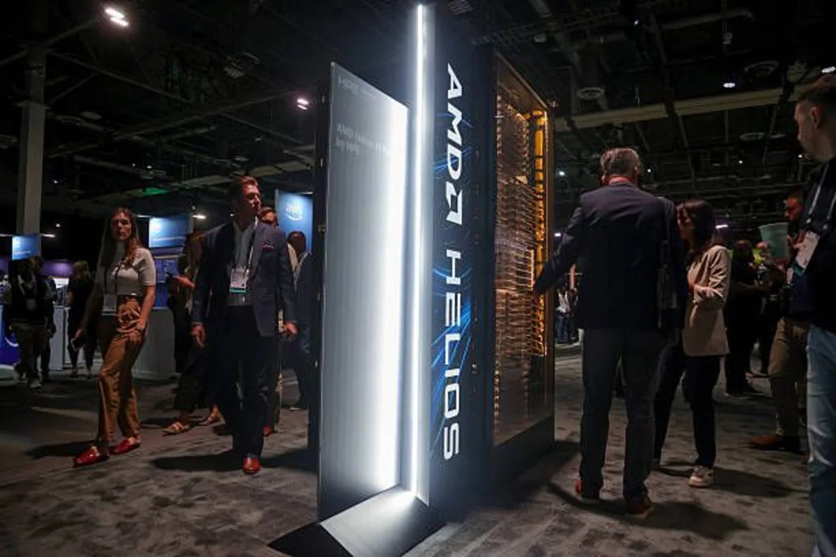 Hewlett Packard Enterprise secures a $1.2 billion order for AMD AI rack systems from Vultr.