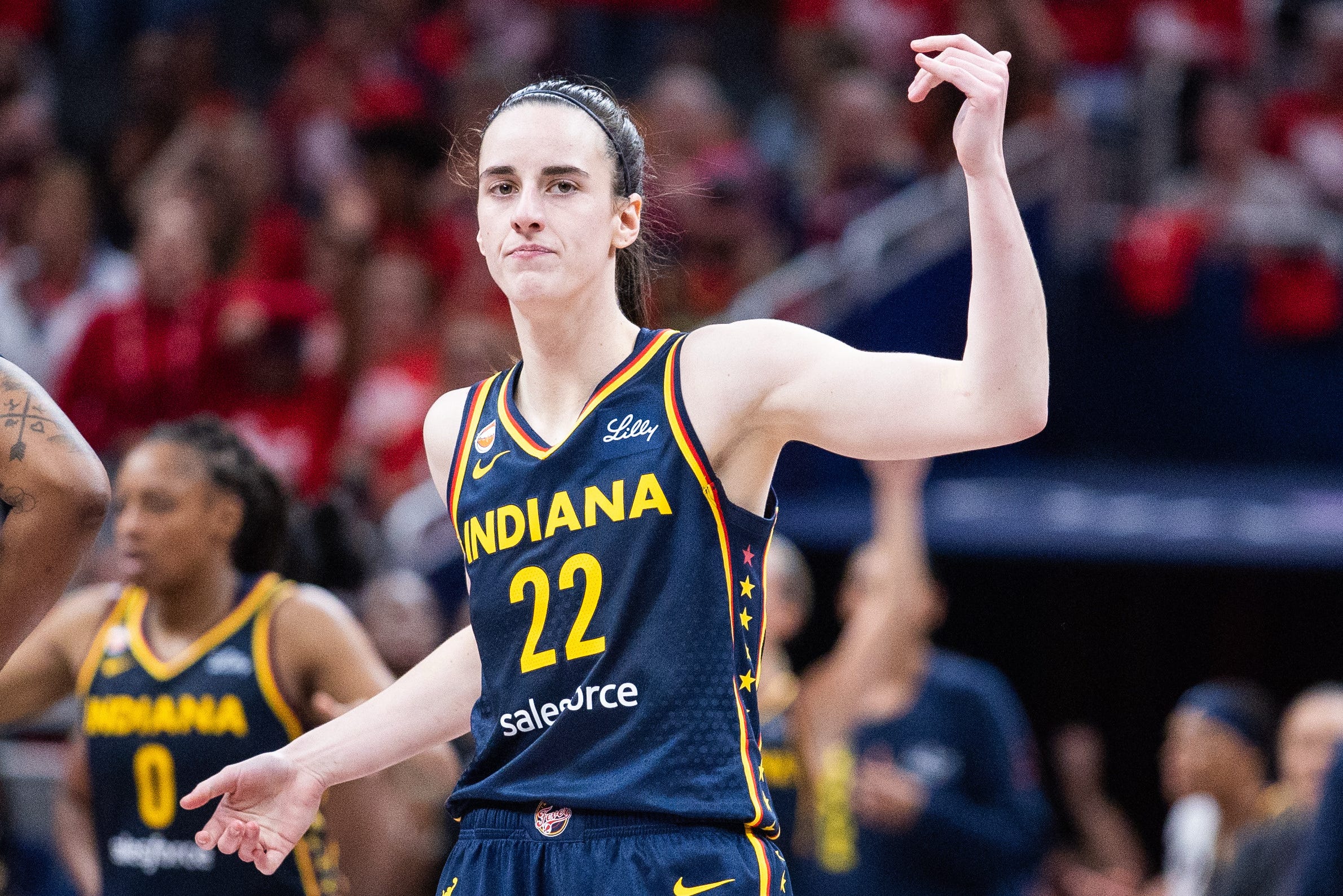 Caitlin Clark faces fan backlash during College GameDay appearance after WNBA playoff exit.