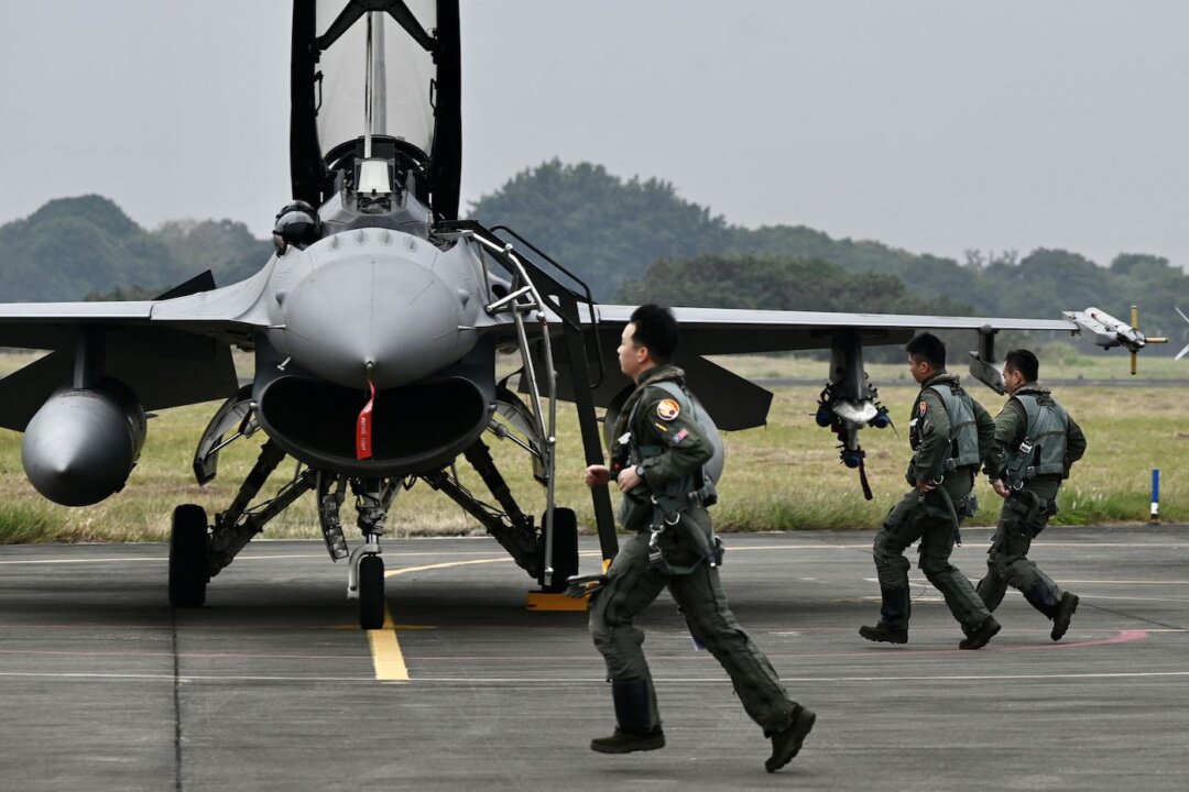 Taiwan receives its first two advanced F-16V fighter jets amid mounting military pressure from China.
