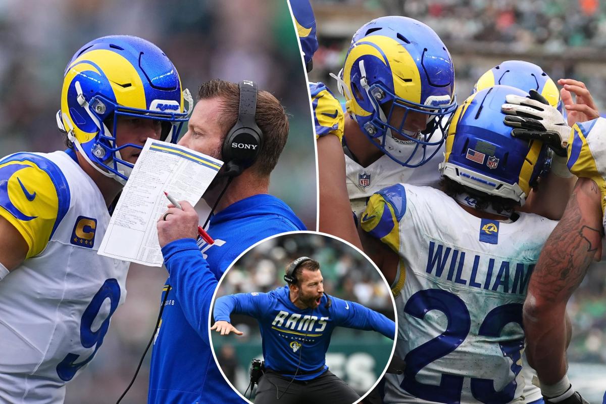 Sean McVay's Sideline Speech Sparks Rams' Stunning Fourth-Quarter Comeback Win Over Eagles